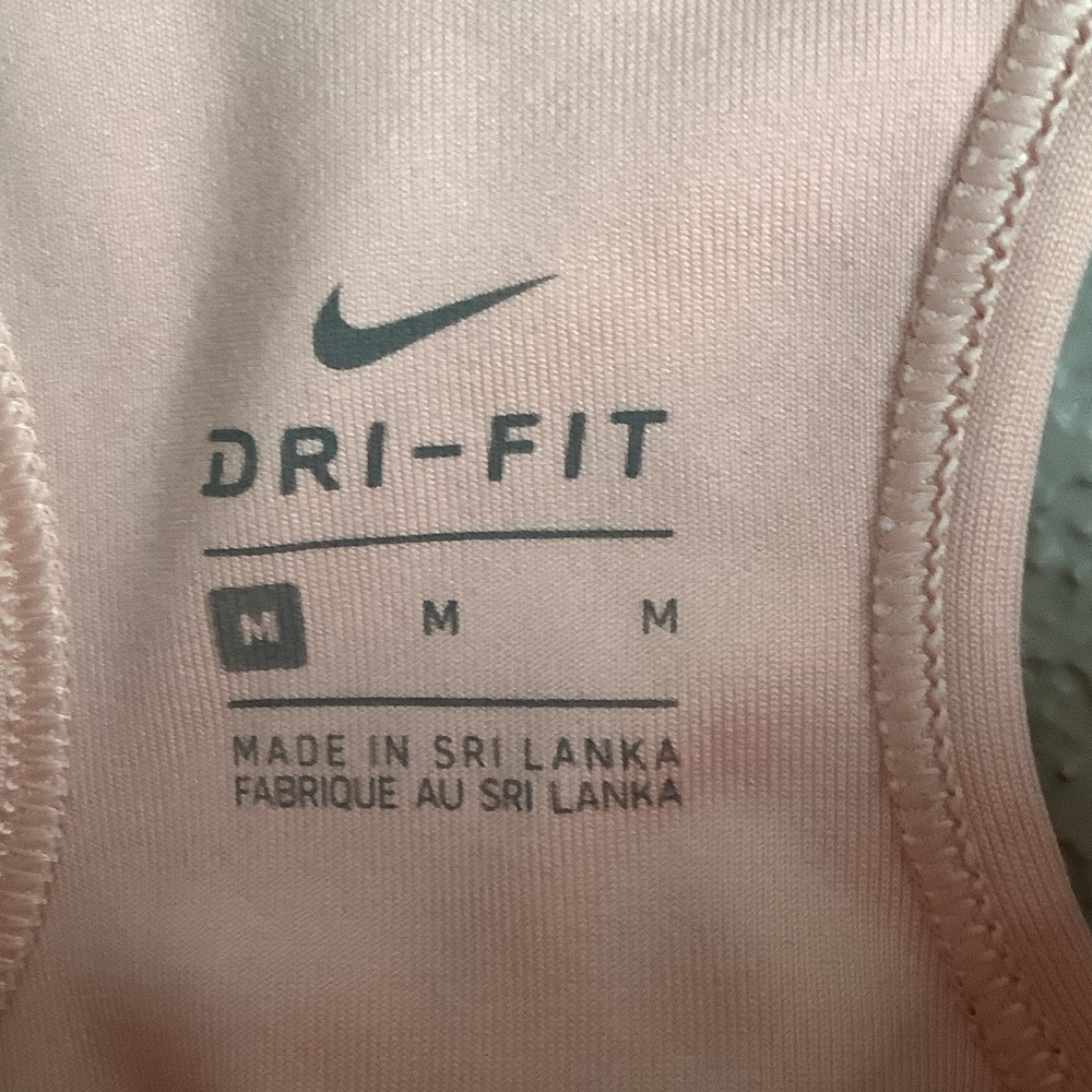Nike Women's Light Pink Sports Bra - Picture 2 of 5